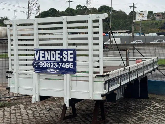 Carroceria Nova Para Caminhão 3/4 de 5,50m - Carroça Caçamba Implemento