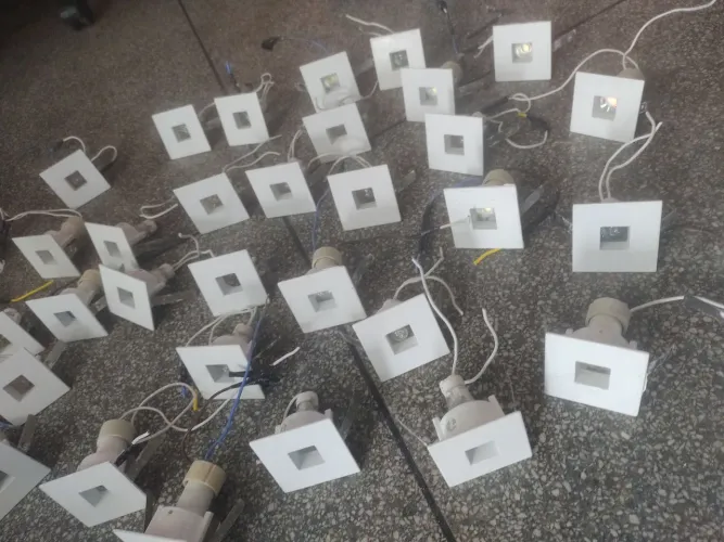 Luminária de Embutir LED Quadrada - Kit ou Unidade