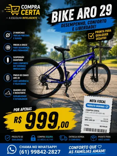 Bike semi nova com 4 meses de uso