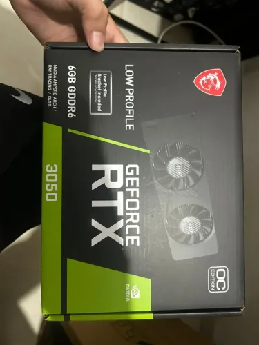 Placa de vídeo RTX 3050 6GB ? Acompanha Caixa