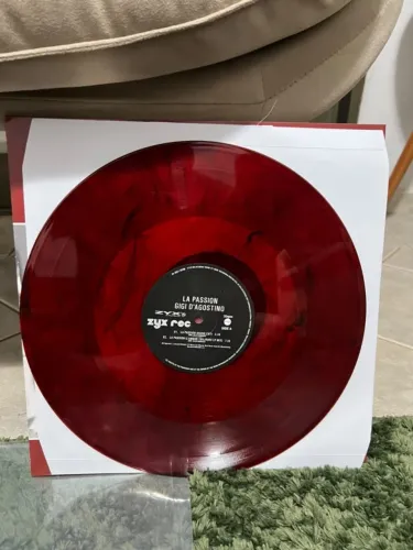 2 VINIL - GIGI D AGOSTINO - L'AMOUR TOUJOURS E LA PASSION  - VINIL COLORIDO VERMELHO