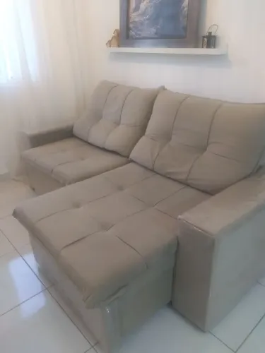 Sofá 2 lugares retratil 2,10cm largura