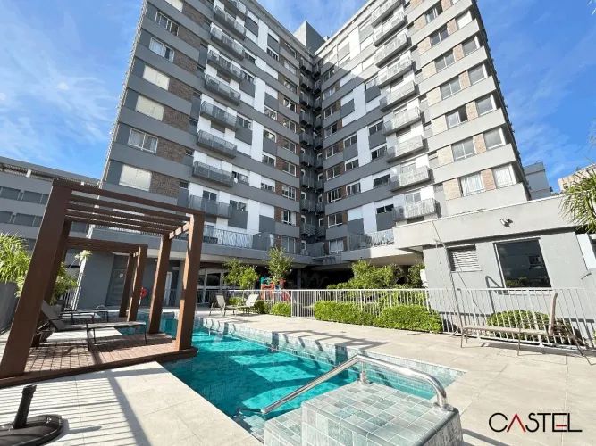 Apartamento para Alugar- Studio, mobiliado, vaga de garagem, churrasqueira- Menino Deus