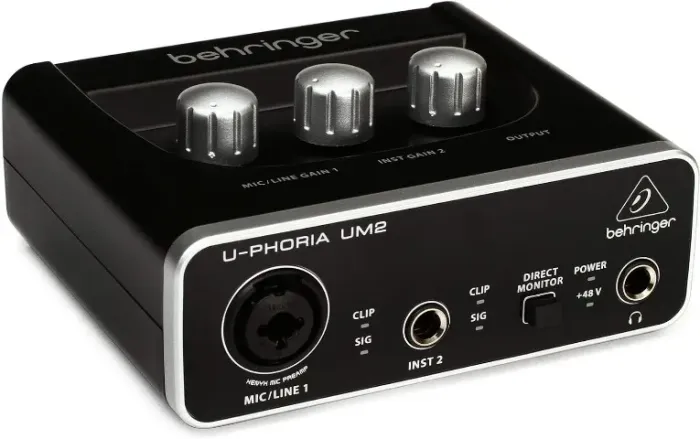 Placa de Áudio Behringer UM2 USB