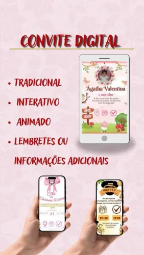CONVITE DIGITAL ( FESTA,ANIVERSARIOS)