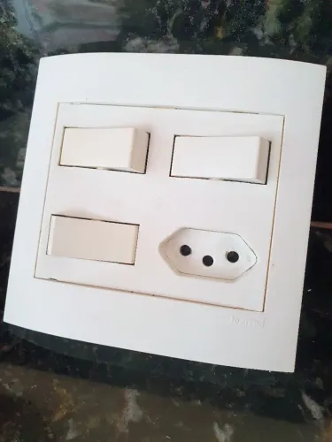 Conjunto de Espelho Branco 4x4 Legrand