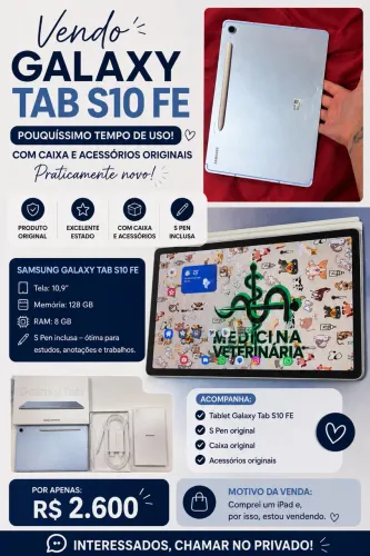 Tablet Samsung s10 fe