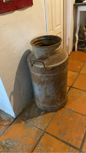 Leiteira em Latão antigo vintage