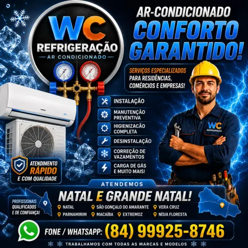 Serviços para ar condicionado em Natal e região