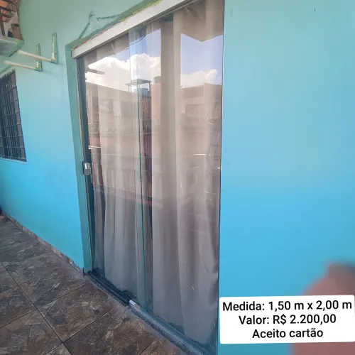 ? **PORTA DE VIDRO BLINDEX À VENDA!** ?