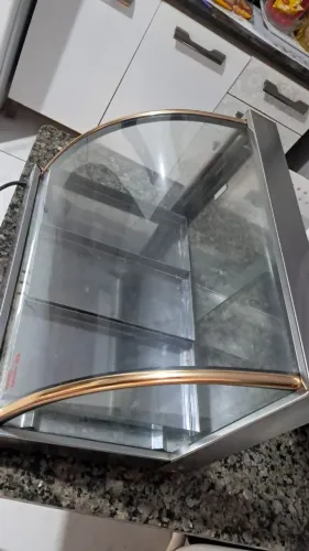 Estufa de salgados e fritadeira elétrica