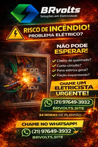 Eletricista 24h URGENTE | Risco de Incêndio? Atendimento Imediato