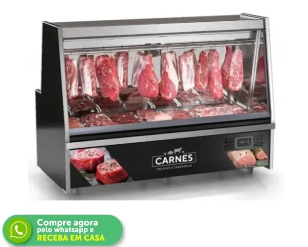 Balcão de Açougue 2M Gelopar com LED
