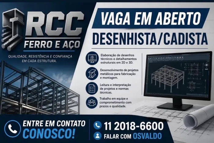 Vaga de cadista ( desenhista ) São Mateus 