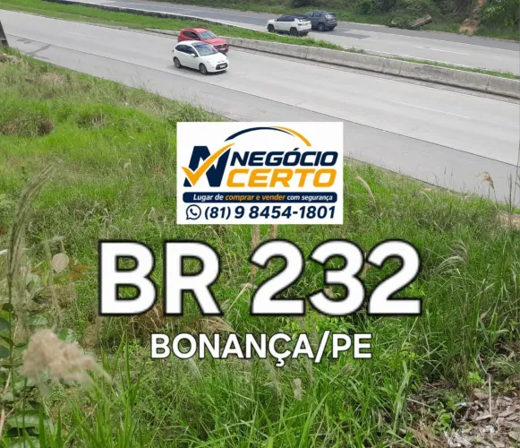 Terreno na BR 232 em Bonança/PE