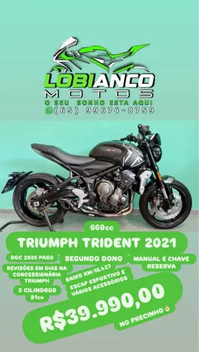 TRIUMPH TRIDENT 660cc 3 CILINDROS 81cv