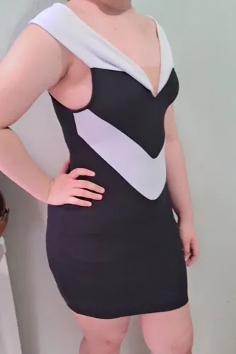 Vestido malha canelada 