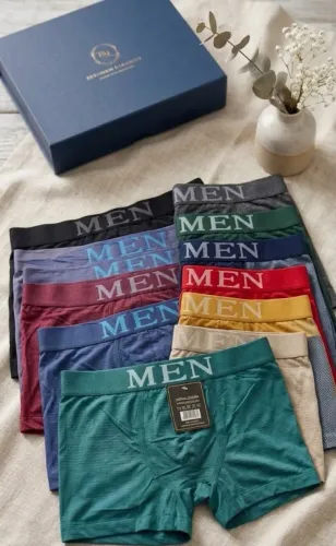kit 12 cuecas boxer men