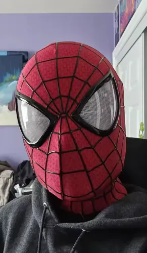 Máscara Homem-Aranha Spider-Man Artesanal Feita à Mão