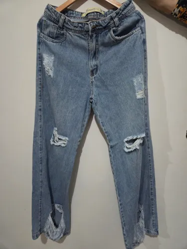 Calça Jeans Wide Leg