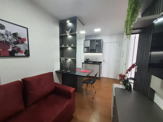 Apartamento 1 quarto mobiliado com a melhor vaga do prédio no Princess Residence, Centro