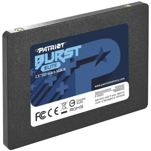 Ssd Patriot Burst 480gb 2,5" Sata 3 - Pbe480gs25ssdr *ENTREGA GRÁTIS*