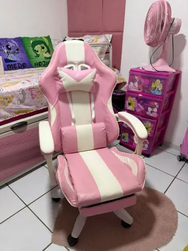 Cadeira Game Rosa 