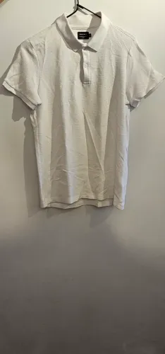 CAMISETA MARFINO BRANCA ALGODÃO PERUANO