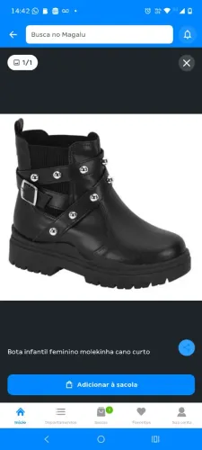 Bota Molekinha 28