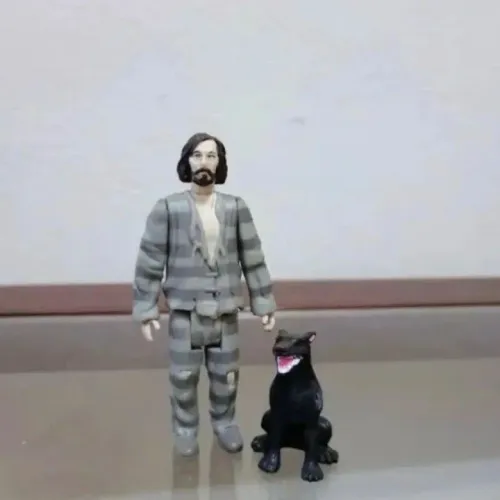 Boneco miniatura saga Harry Potter 