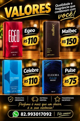 Perfumes lacrados