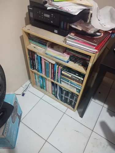 Estante MDF para livros e suporte