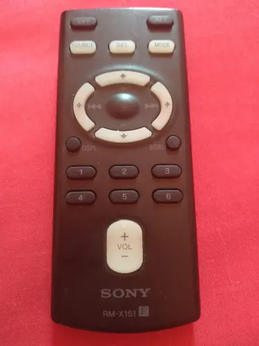 CONTROLE REMOTO SONY TM-X151 CD PLAYER XPLOD 