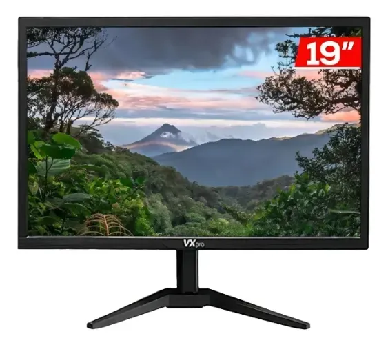 Monitor 19 Polegada Led Hd 60hz Vx190x Pc Jogo