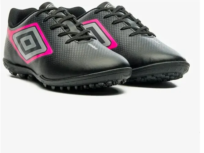 Chuteira Futebol Society Umbro Cannon Jr Infantil Original preta