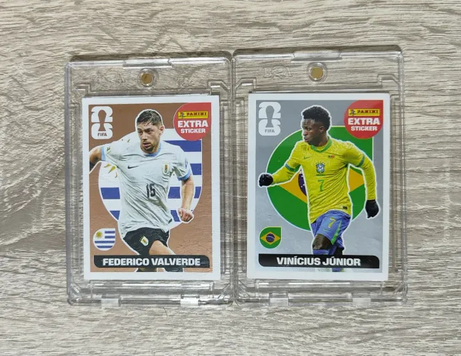 Figurinhas Legend Vini Jr e Valverde - kit 2