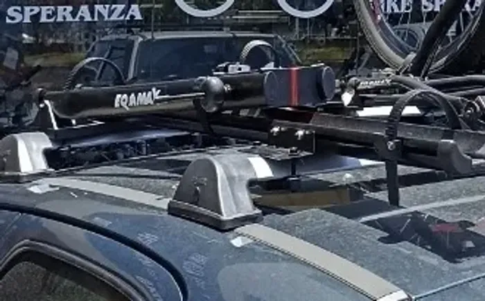 SUPORTE CALHA TRANSBIKE EQUIMAX ALUMÍNIO VELOX