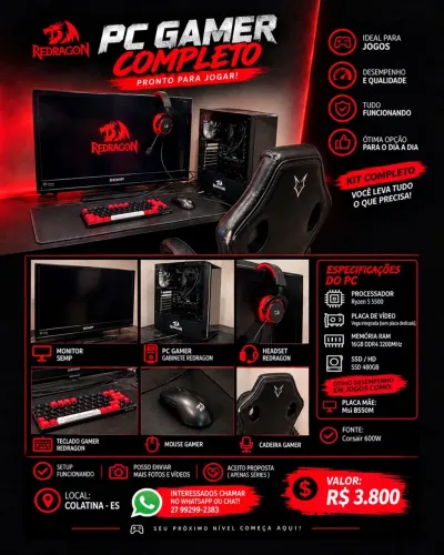 PC Gamer dos sonhos
