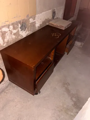 Rack de madeira para tv