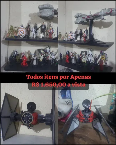 Colecionáveis Star Wars Varios