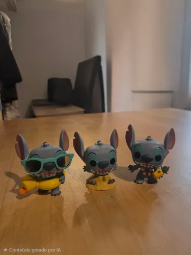 Kit 3 Funko Pop! Stitch Original - Disney | Perfeitos!