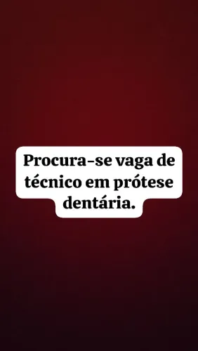 Técnicos em prótese dentária 