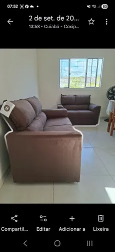 1,150,00 Sofá 3 e 2 lugares novo com garantia de fabrica. 