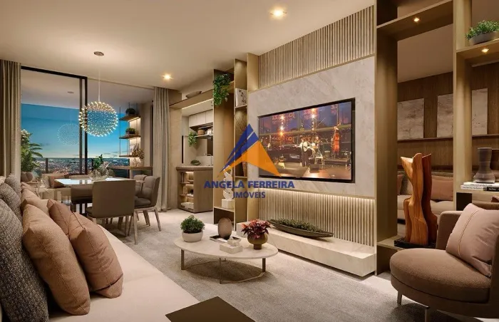 Apartamento de alto padrão com 86mts, 1 suíte master, varanda, 1 vaga de garagem, lazer ex