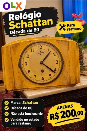 Relógio antigo de parede /mesa