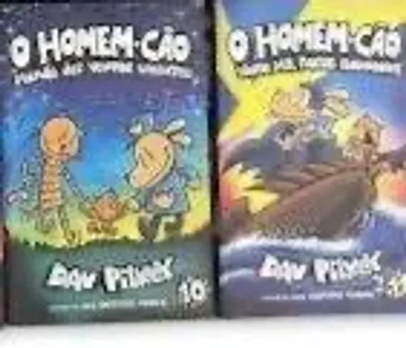 Livros volume 10 e 11 do homem cão