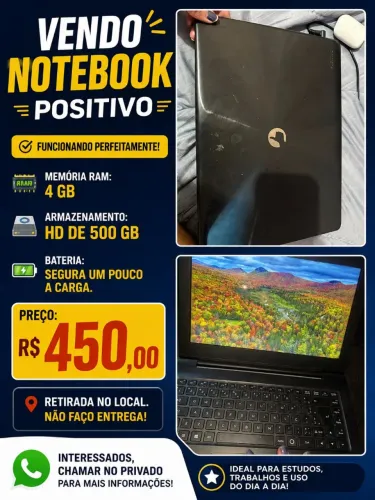 Notebook positivo 