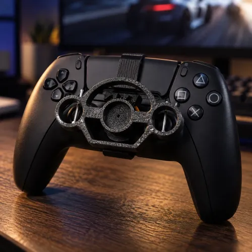 Mini Volante para Controle PS5 DualSense - Jogos de Corrida