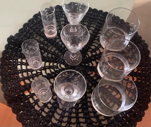 Copos de cristal