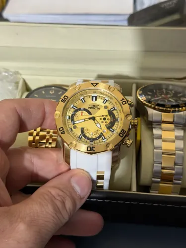 Relógio invicta pulseira de borracha